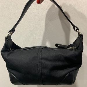 Black Coach satchel pouch